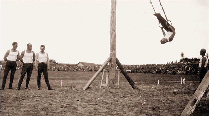 V Irkutsku v roce 1919 měli legionáři čas i na sokolské cvičení